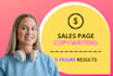 write sales page copy for your coaching program or course