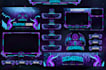 create animated twitch overlay, stream package, gaming logo