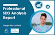 provide an actionable website SEO analysis report