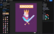 create drag and drop design, svg, canvas editor