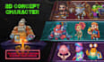 create high quality game character for game