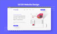 design modern and custom website in adobe xd