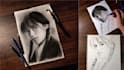draw realistic sketch , portrait