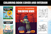 create KDP coloring book cover and interior