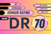 increase ahrefs domain rating DR 70 using authority backlinks