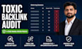 disavow toxic backlinks, remove penalty and recover ranks