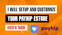 setup and customize payhip store or website
