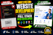 do website development, develop custom website as full stack web developer