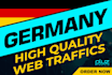 drive keywords targeted organic germany web traffic