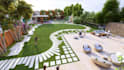 design luxury landscape layouts for villas, terraces, and farmhouses