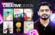 do creative social media post design