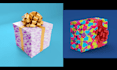 create camouflage seamless pattern and gift box  mockups design