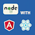 build node js backend apis and frontend in react or angular