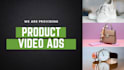 create ecommerce product video ad for amazon, ebay shopify