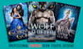 design professional fantasy, or amazon kindle book covers