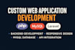 build or customize PHP web applications in laravel, codeigniter, mysql
