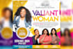 do church, social media, event flyer or postcard design 6hrs