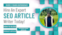 write SEO optimized articles and blogs with keyword research