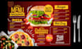 do eyecatching editable restaurant menu design