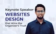 build a website for keynote speakers that wins organizer trust