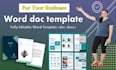 create and design word doc template