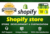 customize or fix your shopify store