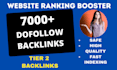 provide 7000 dofollow seo tier 2 backlinks linkbuilding