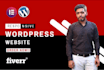 create mobile responsive wordpress website design or blog