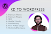 convert xd design to wordpress website