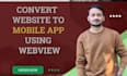 convert website to app for android
