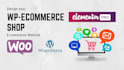 design online store, online shop, woocommerce website