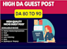 guest posting, guest post da 90 plus high da guest post