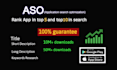 do app promotion and app store optimization to rank on top 5
