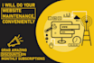 do your website maintenance conveniently