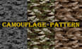 create a seamless camouflage pattern