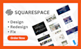 develop squarespace website design or redesign squarespace and landing page