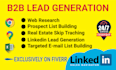 collect phone list, email list, b2b leads for your business