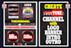 create youtube channel logo, banner, intro, outro