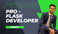 develop and fix python flask codes
