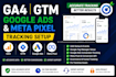 setup ga4 GTM google ads conversion tracking and meta pixel