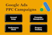 setup and manage your google ads PPC campaign