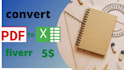 convert pdf to excel