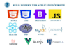 do custom website development as full stack developer, front end developer, api