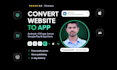 convert website to app, shopify or wordpress to android and ios app