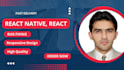 fix react, react native, javascript, and firebase bugs