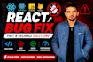 fix react, react native, javascript, and firebase bugs