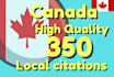 do 350 canadian local citations