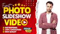 create wedding photo slideshow, promo video within 6 hr
