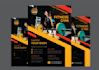 design basketball, football,gym and sports flyer