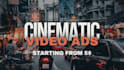 create professional kinetic typography titles animated video